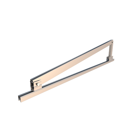 TR29.1H-10-10-A Triángulo simple soporte lastrado , horizontal