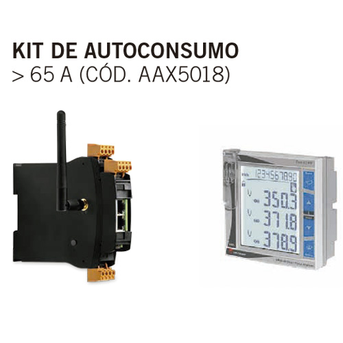 Kit SELF-CONSUMPTION 3PLAY 100TL (WATTMETER > 65A PER PHASE+ EMS)