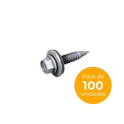 [400301] Tornillo taladrador 5,5 x 25 SW8 E16 para aluminio 0,50 - 1,50 mm o 0,40 - 1,25 mm - Presentación caja 100 uds