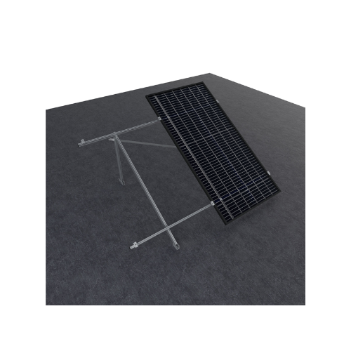 [10288] 09V2-15-C. Suporte inclinado aberto para cobertura plana, vertical. Crudo