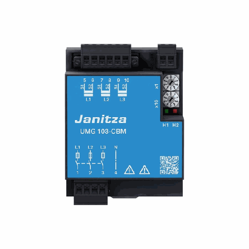 [UMG 103 CBM] Analizador de Red UMG 103 CBM Janitza (medida indirecta. No incluidos trafos de intensidad)