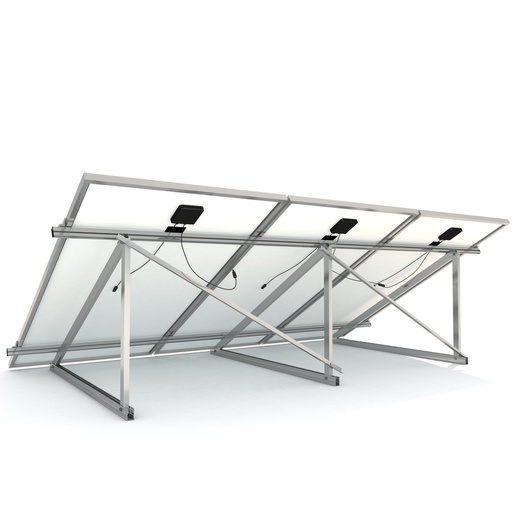 [A0096] 11V6-15-A. Suporte inclinado fechado, vertical. Anodizado