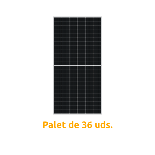 Palete com 36 unidades do módulo LONGI Solar Hi-MO X10 Scientist LR7-60HVH 535 W 