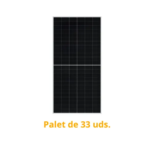 Palet de 33 unidades de Módulo TCL N-Type TOPCon Clase S 555W  TCL-MI555DT182-70NS (25 años garantía). PACK 